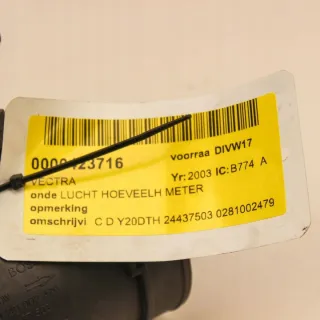 0281002479 Расходомер воздуха Opel Astra G Арт e12397183, вид 2