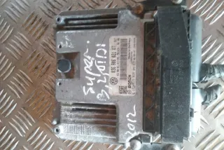 0281018026 Блок управления двигателем Skoda Superb 2 Арт e12392592, вид 2