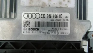 03G906016ME 0281014258 Блок управления двигателем Audi A6 C6 (S6,RS6) Арт e12387830, вид 2