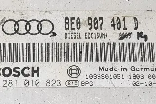 8E0907401D Блок управления двигателем Audi A4 B6 Арт e12387673, вид 1