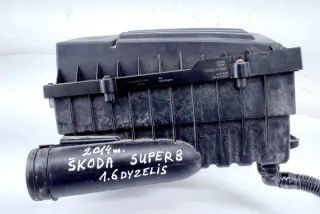 1K0129620D Корпус воздушного фильтра Skoda Superb 2 Арт e12383362, вид 2