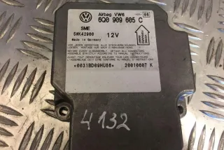 6Q0909605C Блок AirBag Volkswagen Passat B7 Арт e12365116, вид 1