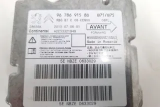 9678691580 Блок AirBag Citroen C4 2 Арт e12363818, вид 3