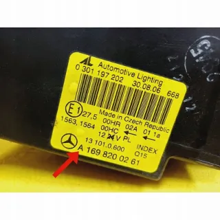  A1698200261 Фара правая Mercedes A W169 Арт e12360733, вид 6