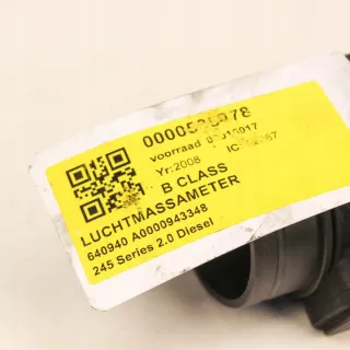A0000943348 Расходомер воздуха Mercedes C W204 Арт e12333008, вид 2