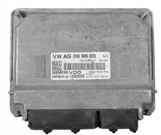 03D906023 Блок управления двигателем Volkswagen Polo 4 Арт e12321953, вид 1