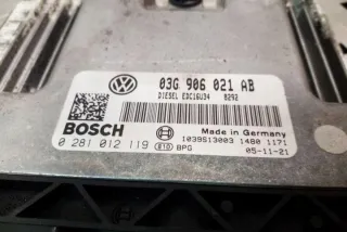 0281012119 Блок управления двигателем Volkswagen Passat B6 Арт e12321672, вид 2