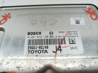 89661-0DJ40 0261S12198 Блок управления двигателем Toyota Yaris 3 Арт e12320977, вид 4