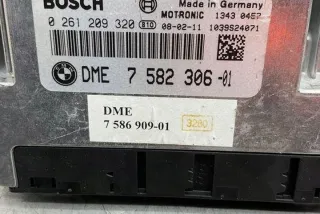 7586909 Блок управления двигателем BMW 5 E60/E61 Арт e12317203, вид 1