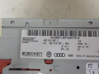 4E0919887C Блок навигации Audi A8 D3 (S8) Арт e12314254, вид 2