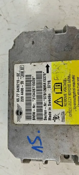 3428715 Блок AirBag MINI Cooper R56 Арт e12304942, вид 4