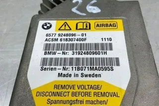 9248096 Блок AirBag BMW 5 F10/F11/GT F07 Арт e12304600, вид 2