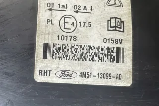 4M5113099AD Фара правая Ford Focus 2 Арт e12300268, вид 3