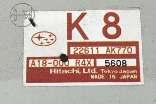 22611AK770 Блок управления двигателем Subaru Legacy 5 Арт e12293527, вид 3
