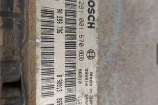 F69_ 90589736 Блок управления двигателем Opel Astra H Арт e12292705, вид 2