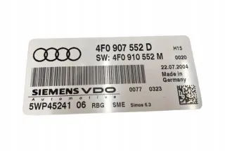 4F0907552D Блок управления двигателем Audi A6 C6 (S6,RS6) Арт e12290362, вид 5