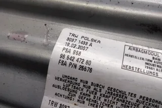 30371433A Подушка безопасности Citroen C4 1 Арт e12282868, вид 4