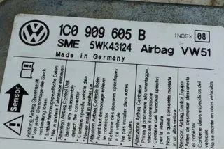 1C0909605B Блок AirBag Volkswagen Passat B5 Арт e12272927, вид 2
