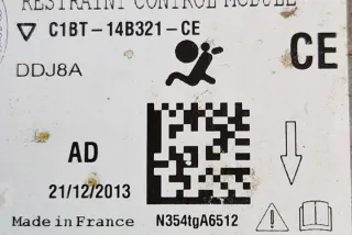 C1BT14B321CE Блок AirBag Ford Fiesta 7 Арт e12271850, вид 3