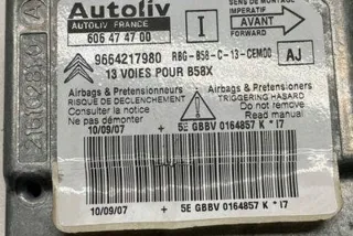 9664217980 Блок AirBag Citroen C3 2 Арт e12271763, вид 2
