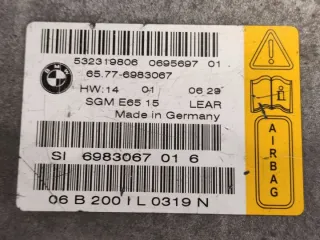 65776983067 Блок AirBag BMW 7 E65/E66 Арт e12271680, вид 4