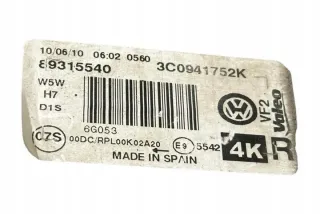 3C0941752K Фара правая Volkswagen Passat B7 Арт e12262468, вид 4