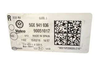 5GE941036 Фара правая Volkswagen Golf 7 Арт e12262345, вид 7
