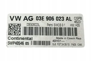 03E906023AL Блок управления двигателем Volkswagen Polo 5 Арт e12245689, вид 5