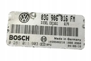 0281011903 Блок управления двигателем Volkswagen Golf 8 Арт e12245170, вид 2