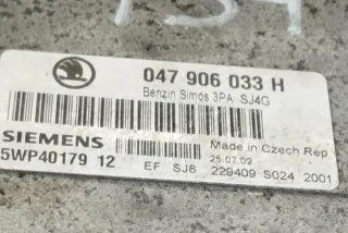 047906033H Блок управления двигателем Skoda Fabia 1 Арт e12244738, вид 2