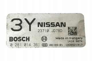 23710JD78D Блок управления двигателем Nissan Qashqai 2 Арт e12243374, вид 2