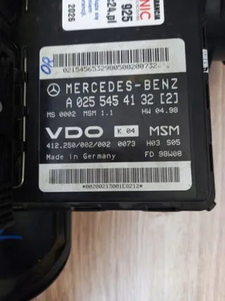 A0255454132 A1661401200 Блок управления двигателем Mercedes A W168 Арт e12242687, вид 2