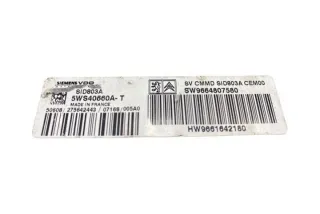 SW9664807580 Блок управления двигателем Citroen C4 2 Арт e12241309, вид 2