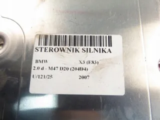 7805349 0281014176 Блок управления двигателем BMW X3 E83 Арт e12240816, вид 10