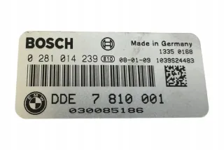 0281014239 Блок управления двигателем BMW 1 E81/E82/E87/E88 Арт e12239550, вид 2