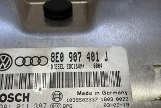 8E0907401J Блок управления двигателем Audi A4 B6 Арт e12239116, вид 1