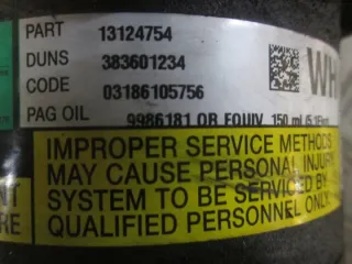 13124754 Компрессор кондиционера Opel Astra H Арт e12234772, вид 4
