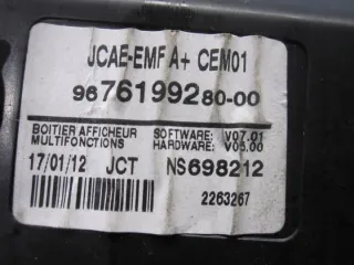 9676199280 Блок навигации Citroen C4 2 Арт e12232987, вид 4