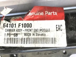 64101-F1000 Передняя панель крепления облицовки (телевизор) Kia Sportage 4 Арт e12206956, вид 4