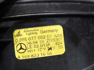 A1698201656 0305077002 Фара противотуманная правая Mercedes R W251 Арт e12206628, вид 5