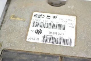 036906014P Блок управления двигателем Volkswagen Golf 4 Арт e12202358, вид 4