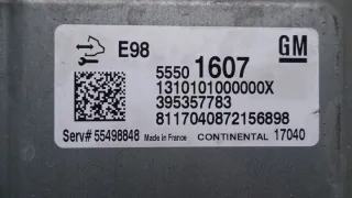 55501607 Блок управления двигателем Opel Astra K Арт e12201484, вид 3