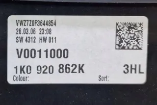 1K0920862K Щиток приборов (приборная панель) Volkswagen Golf 4 Арт e12194116, вид 6