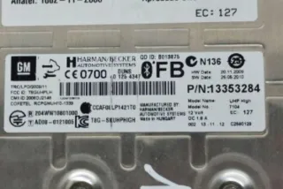 13353284 Блок управления (другие) Opel Astra J Арт e12192146, вид 5