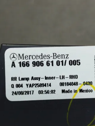 A1669066101 Фонарь задний левый Mercedes ML/GLE W166 Арт e12185131, вид 3