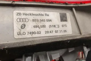 8E0945094 Фонарь задний правый Audi A4 B7 Арт e12183299, вид 3