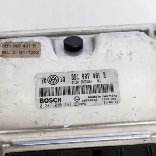 3B1907401B Блок управления двигателем Volkswagen Passat B5 Арт e12174708, вид 3