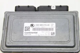 03E906019AE Блок управления двигателем Skoda Fabia 2 Арт e12173564, вид 3