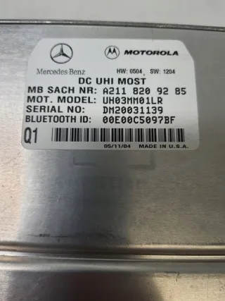 2118209285 A2118209285 Блок управления двигателем Mercedes CLS C219 Арт e12171238, вид 2