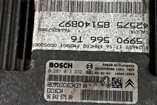 0281013332 Блок управления двигателем Citroen C3 2 Арт e12169217, вид 3